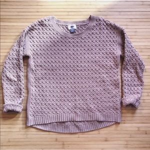 Lilac knit sweater